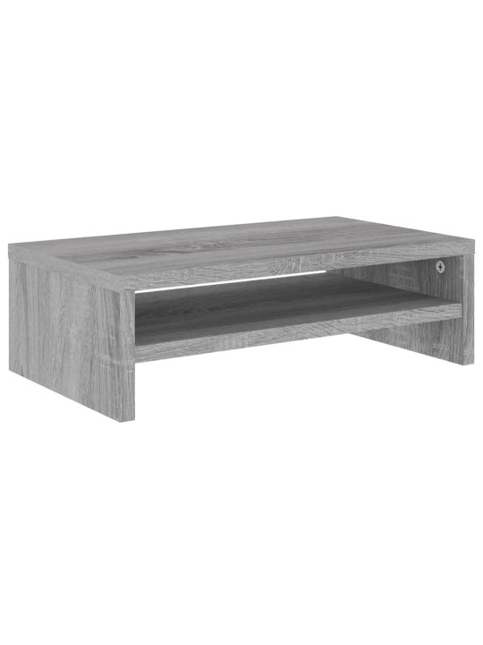 Stojan na monitor šedý sonoma 42 x 24 x 13 cm kompozitní dřevo