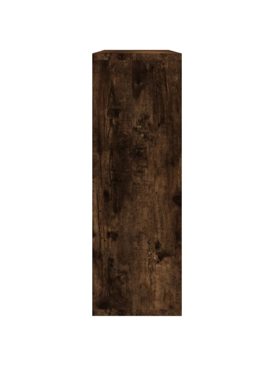 Nástěnná police kouřový dub 104 x 20 x 58,5 cm kompozitní dřevo