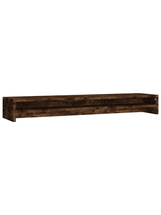 Stojan na monitor kouřový dub 100 x 24 x 13 cm kompozitní dřevo