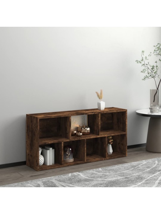 Knihovna kouřový dub 50 x 25 x 106 cm