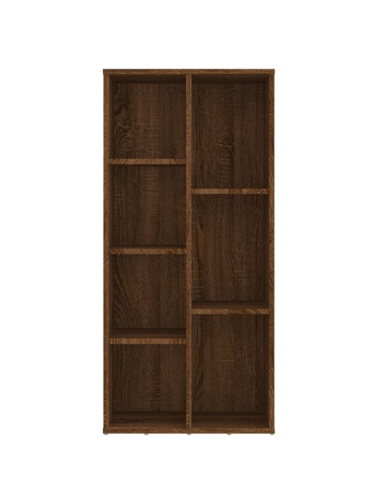 Knihovna hnědý dub 50 x 25 x 106 cm