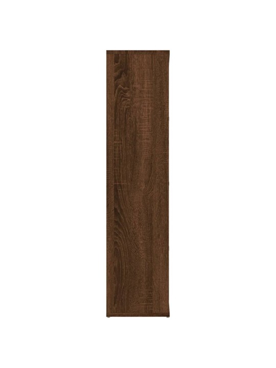 Knihovna hnědý dub 50 x 25 x 106 cm