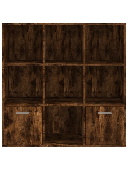 Knihovna kouřový dub 98 x 30 x 98 cm
