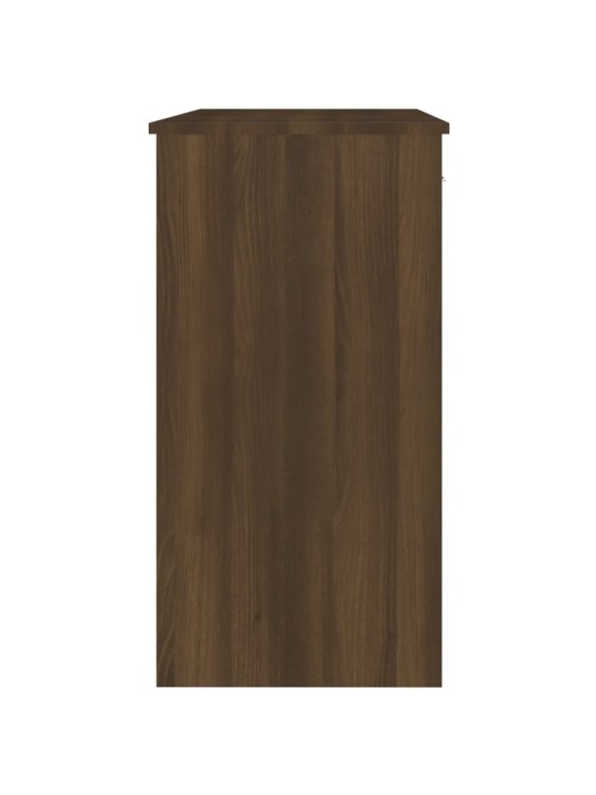 Psací stůl hnědý dub 80 x 40 x 75 cm kompozitní dřevo