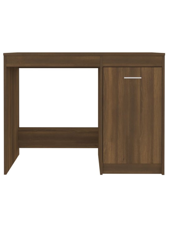Psací stůl hnědý dub 100 x 50 x 76 cm kompozitní dřevo