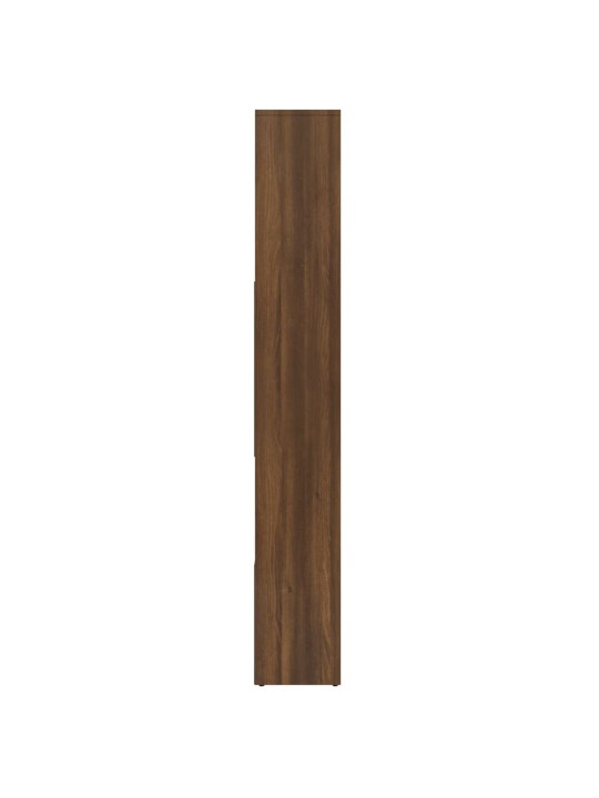 Knihovna hnědý dub 67 x 24 x 161 cm kompozitní dřevo