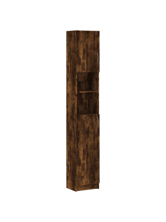Koupelnová skříňka kouřový dub 32x25,5x190 cm kompozitní dřevo