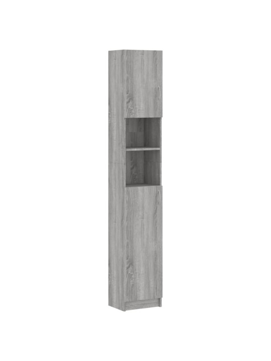 Koupelnová skříňka šedá sonoma 32x25,5x190 cm kompozitní dřevo