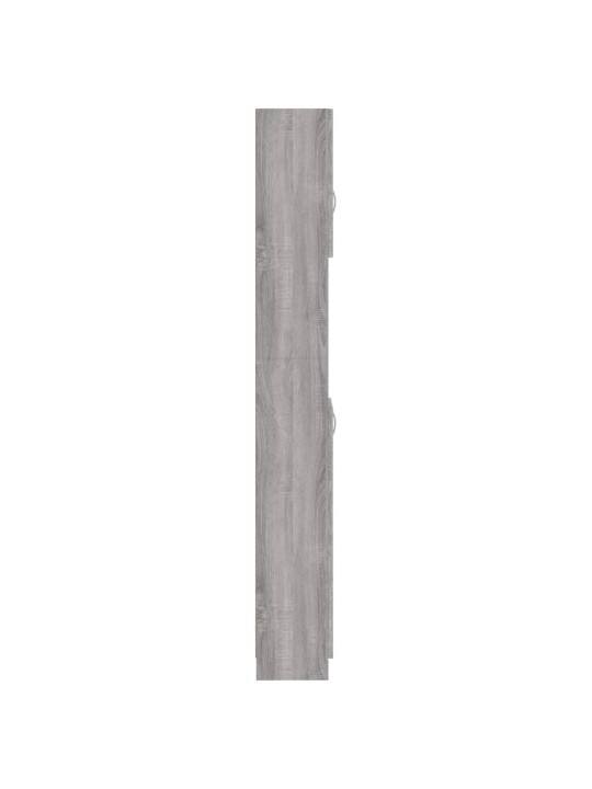 Koupelnová skříňka šedá sonoma 32x25,5x190 cm kompozitní dřevo