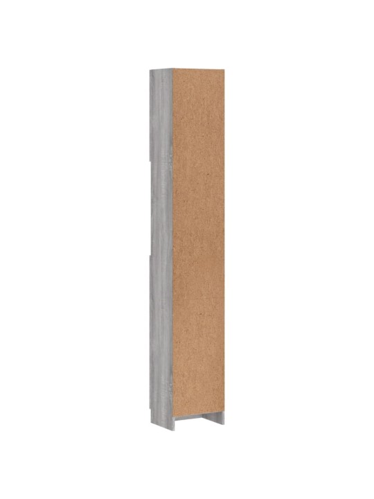 Koupelnová skříňka šedá sonoma 32x25,5x190 cm kompozitní dřevo