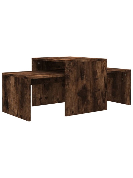 Sada konferenčních stolků kouřový dub 100 x 48 x 40 cm kompozit