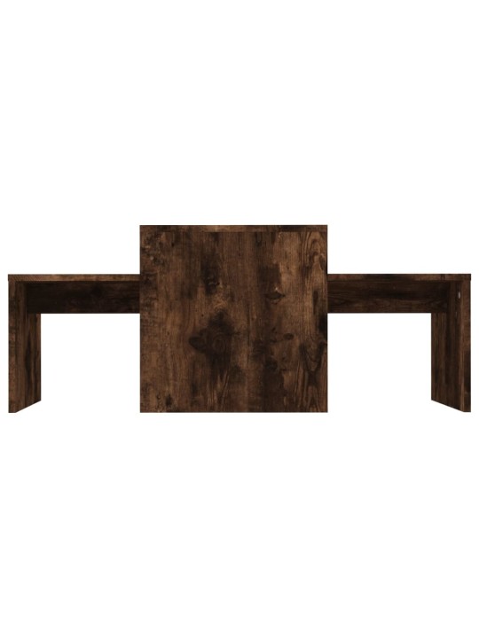 Sada konferenčních stolků kouřový dub 100 x 48 x 40 cm kompozit