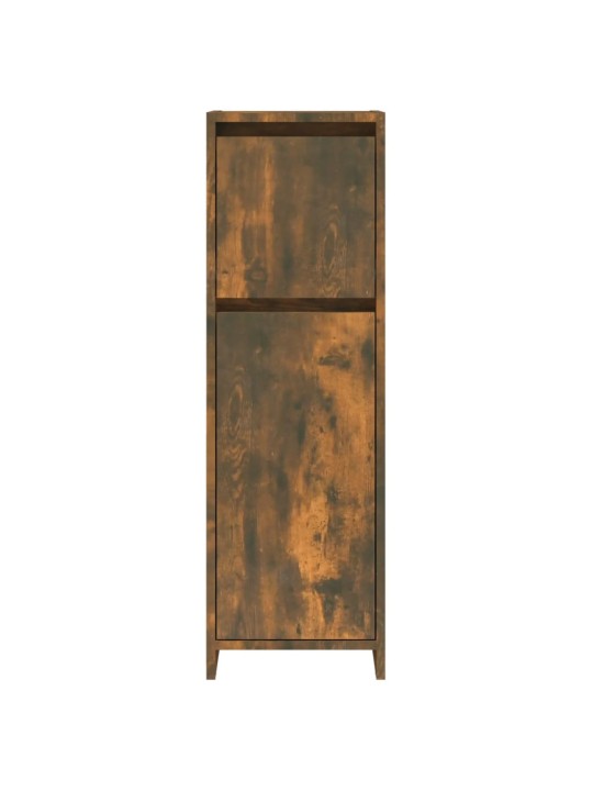 Koupelnová skříňka kouřový dub 30 x 30 x 95 cm kompozitní dřevo