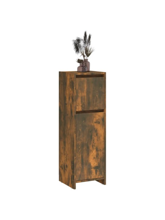 Koupelnová skříňka kouřový dub 30 x 30 x 95 cm kompozitní dřevo