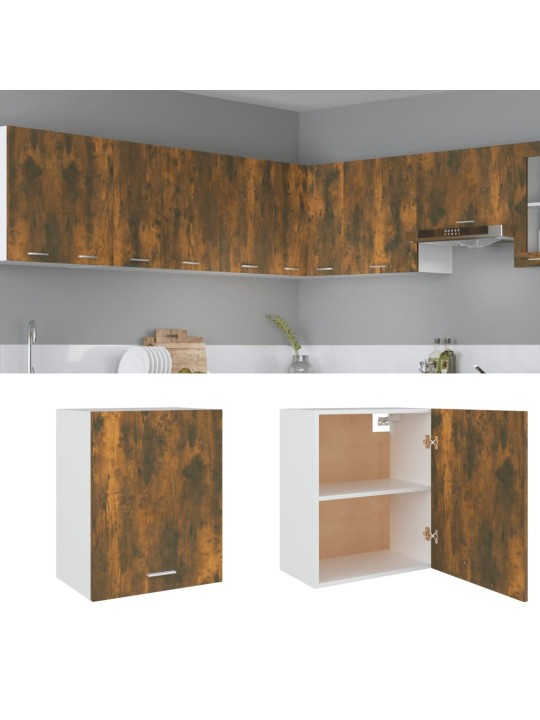 Závěsná skříňka kouřový dub 50x31x60 cm kompozitní dřevo