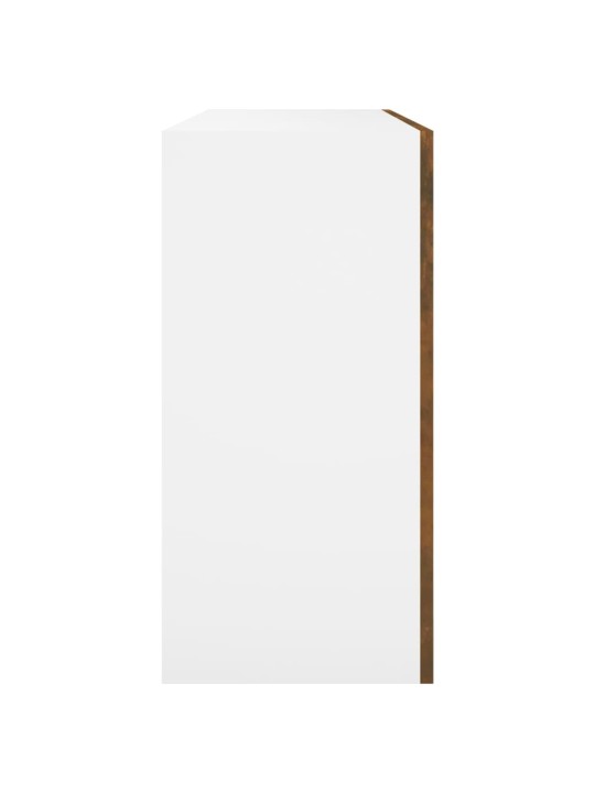 Závěsná skříňka kouřový dub 80 x 31 x 60 cm kompozitní dřevo