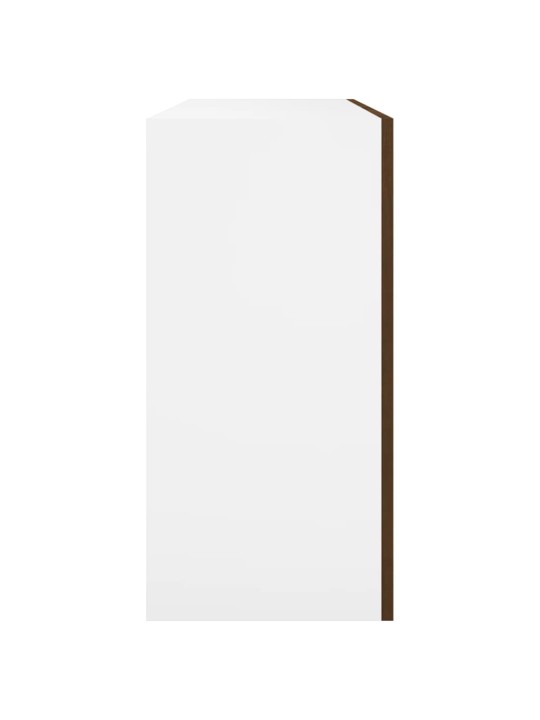 Závěsná skříňka hnědý dub 80 x 31 x 60 cm kompozitní dřevo