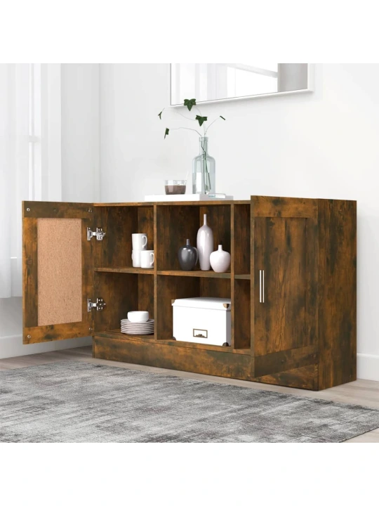 Příborník kouřový dub 120 x 30,5 x 70 cm kompozitní dřevo