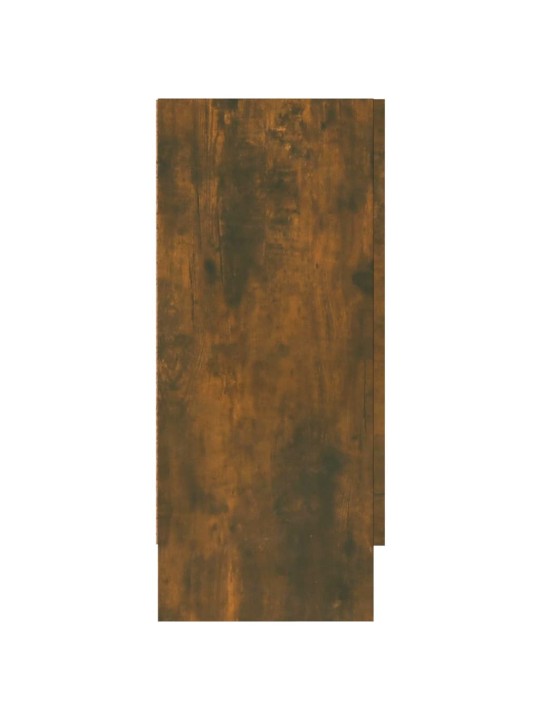 Vitrína kouřový dub 120 x 30,5 x 70 cm kompozitní dřevo