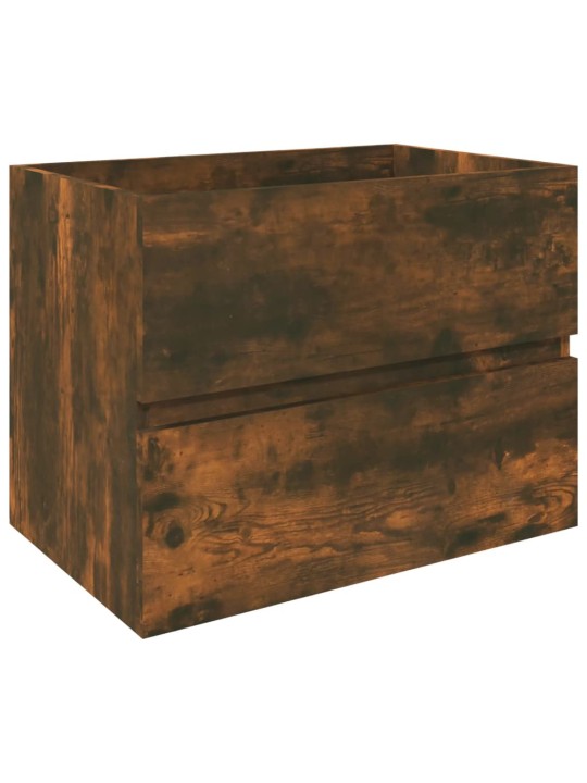 Skříňka pod umyvadlo kouřový dub 60x38,5x45 cm kompozitní dřevo