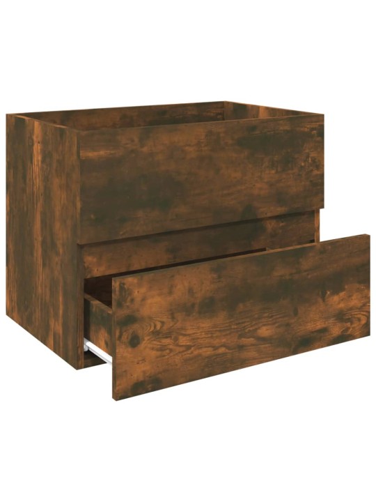 Skříňka pod umyvadlo kouřový dub 60x38,5x45 cm kompozitní dřevo