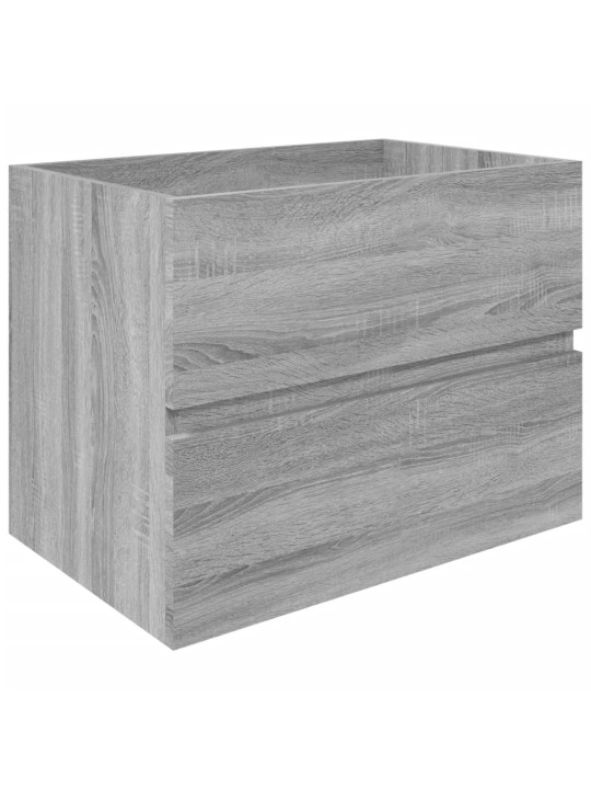 Skříňka pod umyvadlo šedá sonoma 60x38,5x45 cm kompozitní dřevo