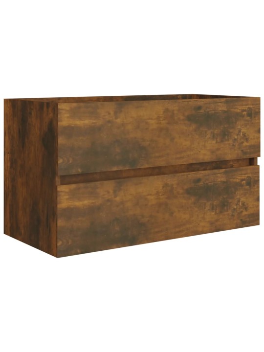 Umyvadlová skříňka kouřový dub 80x38,5x45 cm kompozitní dřevo
