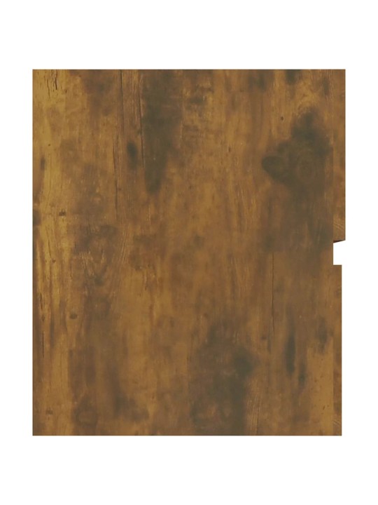 Umyvadlová skříňka kouřový dub 90x38,5x45 cm kompozitní dřevo