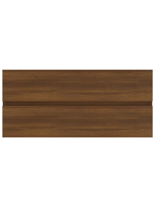 Umyvadlová skříňka hnědý dub 100x38,5x45 cm kompozitní dřevo