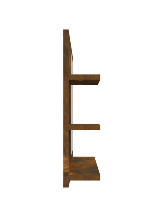 Koupelnové zrcadlo kouřový dub 60x10,5x45 cm kompozitní dřevo