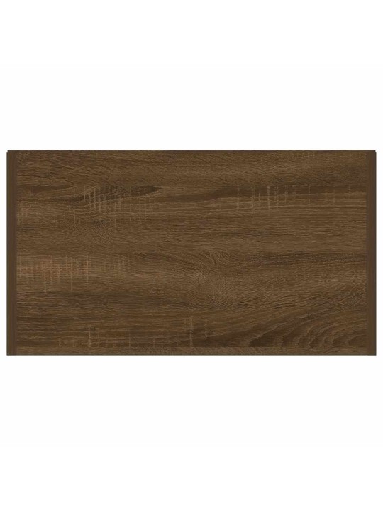 Koupelnová skříňka hnědý dub 60 x 33 x 80 cm kompozitní dřevo
