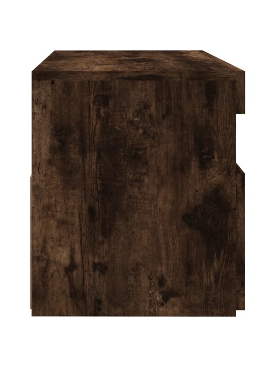 TV skříňka s LED osvětlením kouřový dub 60 x 35 x 40 cm