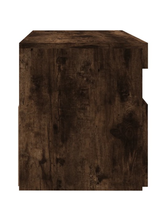 TV skříňky s LED osvětlením 2 ks kouřový dub 60 x 35 x 40 cm