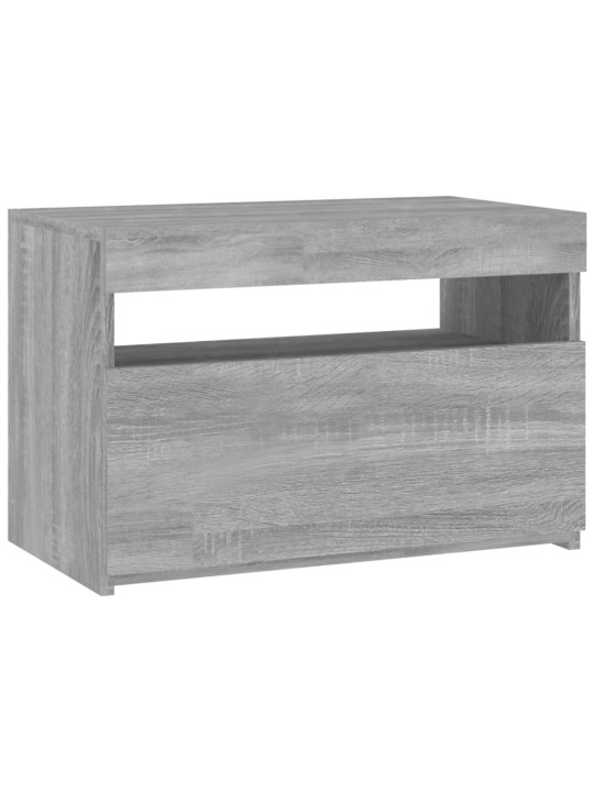 Tv skříňka s led osvětlením šedá sonoma 60 x 35 x 40 cm