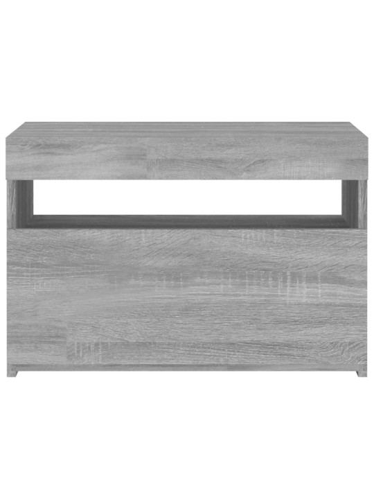 Tv skříňka s led osvětlením šedá sonoma 60 x 35 x 40 cm