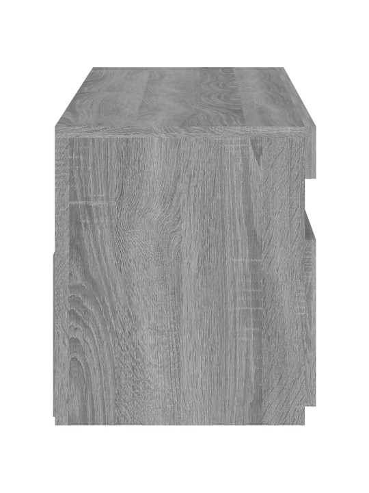 TV skříňky s LED osvětlením 2 ks šedé sonoma 60 x 35 x 40 cm