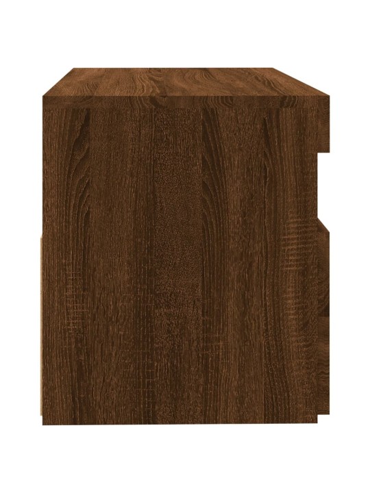 TV skříňka s LED osvětlením hnědý dub 60 x 35 x 40 cm