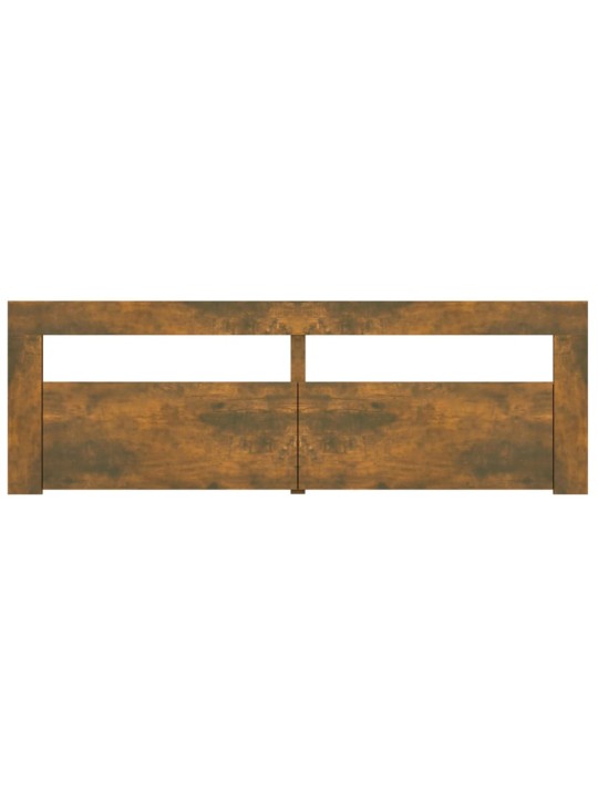 TV skříňka s LED osvětlením kouřový dub 120 x 35 x 40 cm