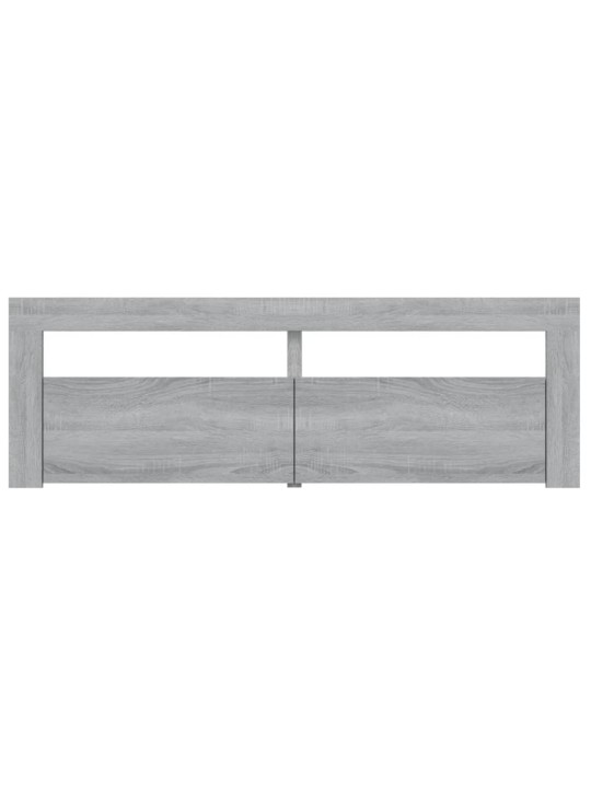 TV skříňka s LED osvětlením šedá sonoma 120 x 35 x 40 cm
