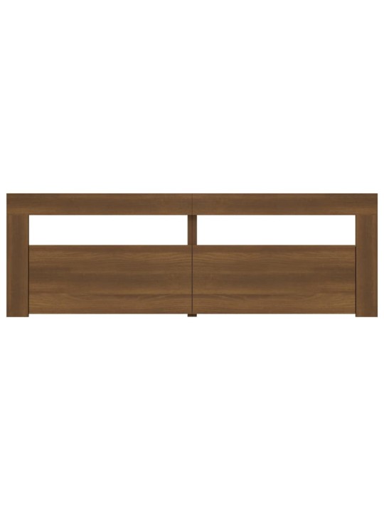 TV skříňka s LED osvětlením hnědý dub 120 x 35 x 40 cm