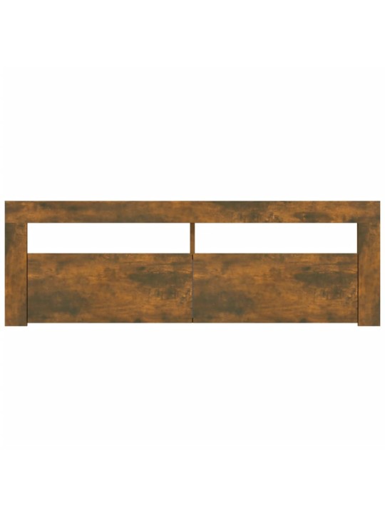 TV skříňka s LED osvětlením kouřový dub 120 x 35 x 40 cm
