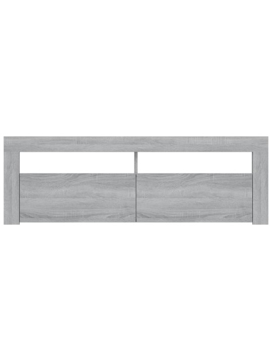 TV skříňka s LED osvětlením šedá sonoma 120 x 35 x 40 cm