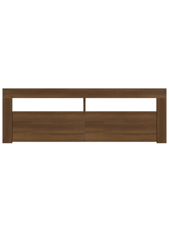 TV skříňka s LED osvětlením hnědý dub 120 x 35 x 40 cm