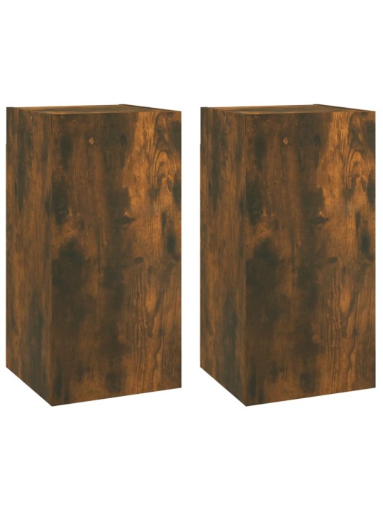 TV skříňky 2 ks kouřový dub 30,5 x 30 x 60 cm kompozitní dřevo