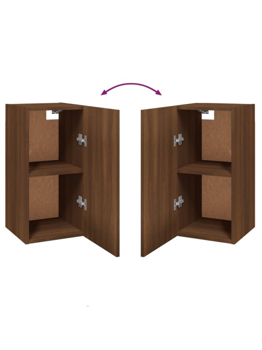 TV skříňky 2 ks hnědý dub 30,5 x 30 x 60 cm kompozitní dřevo