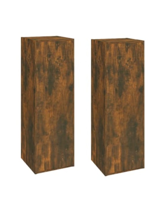 TV skříňky 2 ks kouřový dub 30,5 x 30 x 90 cm kompozitní dřevo