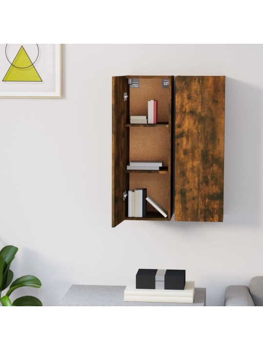 TV skříňky 2 ks kouřový dub 30,5 x 30 x 90 cm kompozitní dřevo
