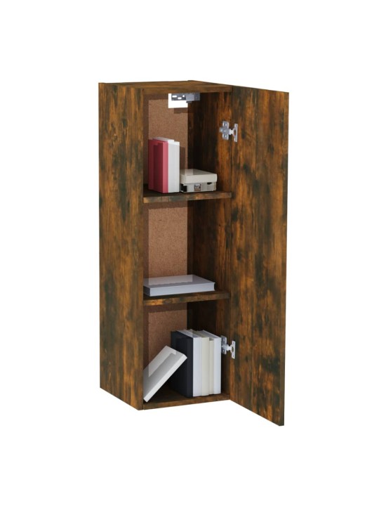 TV skříňky 2 ks kouřový dub 30,5 x 30 x 90 cm kompozitní dřevo
