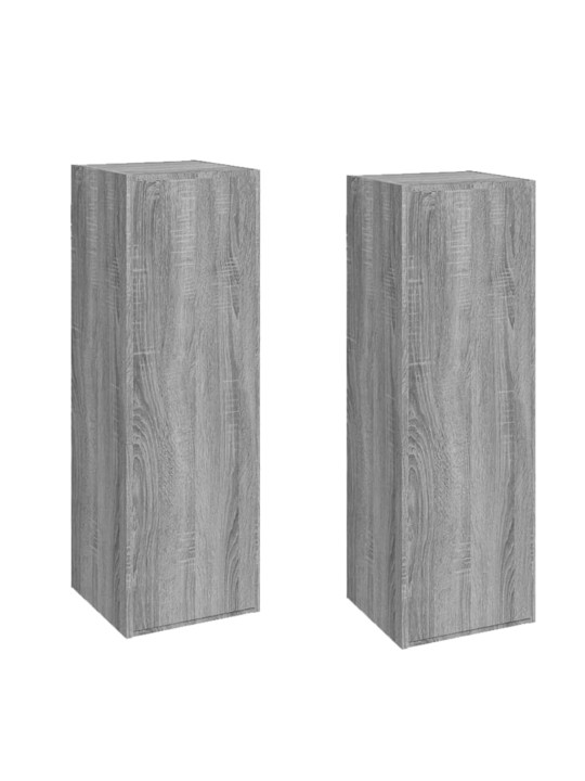 Tv skříňky 2 ks šedé sonoma 30,5 x 30 x 90 cm kompozitní dřevo