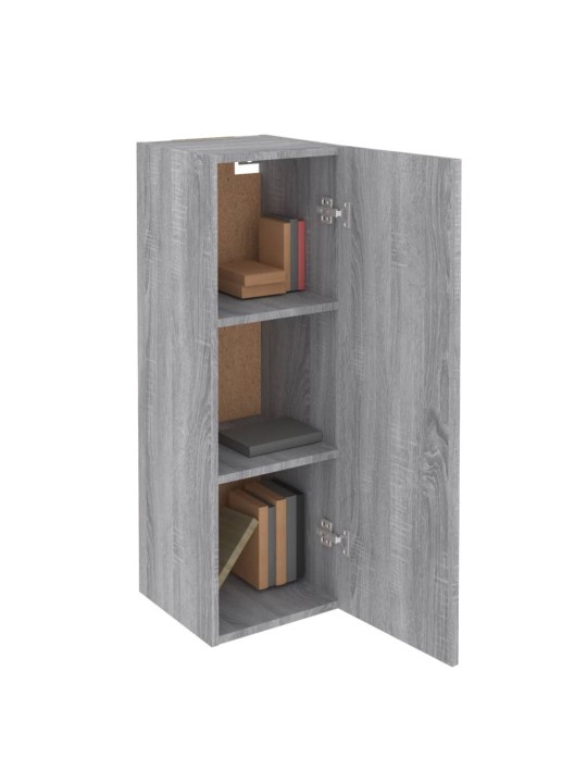 Tv skříňky 2 ks šedé sonoma 30,5 x 30 x 90 cm kompozitní dřevo